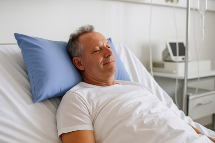20250716 1255 Lavender Hospital Pillow remix 01k09ad86afpvbvs6603vpqe7r